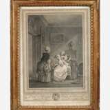 Klassizistischer Rahmen mit Kupferstich - photo 1