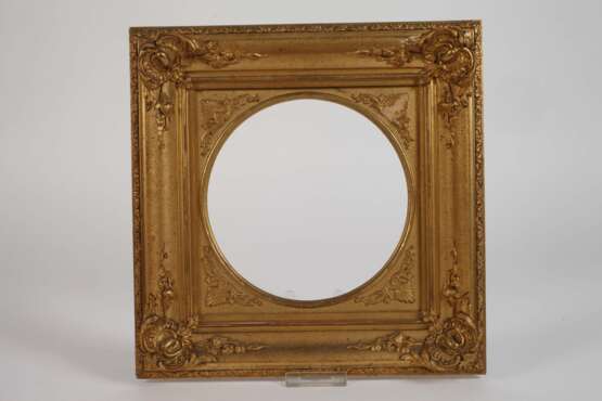 Paar Tondorahmen Spätbiedermeier - Foto 2