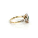 Art deco diamond emerald ring - photo 5