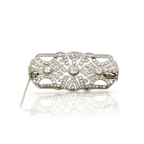 Art deco diamond brooch - photo 2