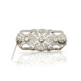 Art deco diamond brooch - photo 2