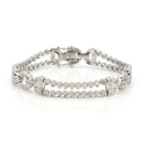 Diamond bracelet in Art Deco style - photo 2
