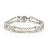 Diamond bracelet in Art Deco style - photo 2