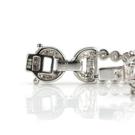 Diamond bracelet in Art Deco style - photo 5