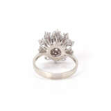 Entourage ring set with diamonds and rubies - photo 4