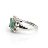 Emerald diamond ring - photo 5