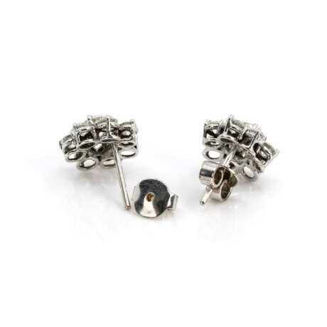 Paar Diamant-Ohrstecker - Foto 2