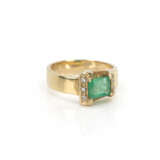 Emerald diamond ring - фото 2