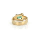 Emerald diamond ring - фото 4