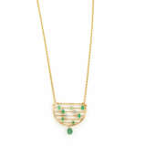 Emerald diamond necklace - photo 1