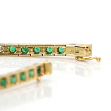 Emerald and diamond bracelet - photo 5