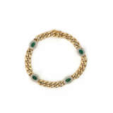 Armoured bracelet with emerald cabochons - photo 1