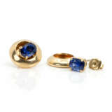 Pair of sapphire stud earrings - photo 2