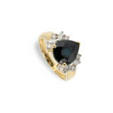 Sapphire diamond ring - photo 1