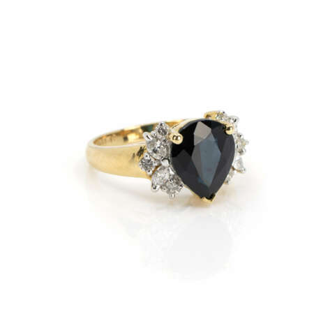 Sapphire diamond ring - photo 2