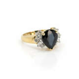 Sapphire diamond ring - photo 2