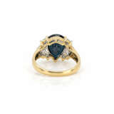 Sapphire diamond ring - photo 4