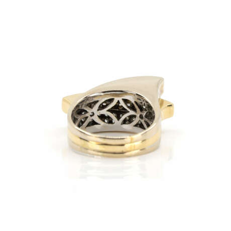 Bicolor diamond ring - photo 4