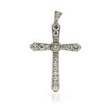 Diamond cross pendant - photo 1