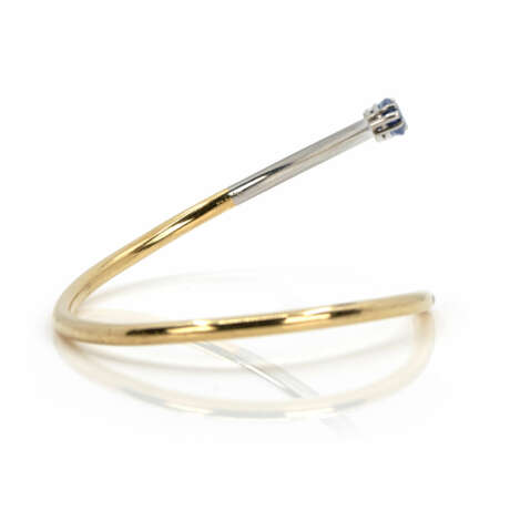 Tanzanite diamond bangle - фото 2