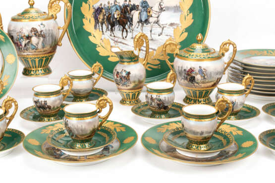 Empirestil-Kaffeeservice im Stil von Sèvres für 12 Personen - photo 2