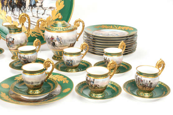 Empirestil-Kaffeeservice im Stil von Sèvres für 12 Personen - photo 5
