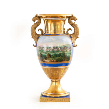 KPM Henkelvase mit Lennep - Remscheid im Dekor - Foto 1