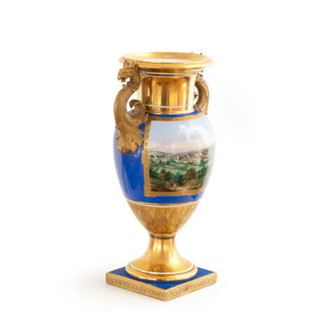 KPM Henkelvase mit Lennep - Remscheid im Dekor - Foto 3