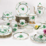 Herend dinner and mocha/tea service 'Apponyi green' and 'Fleur des indes green' - photo 4