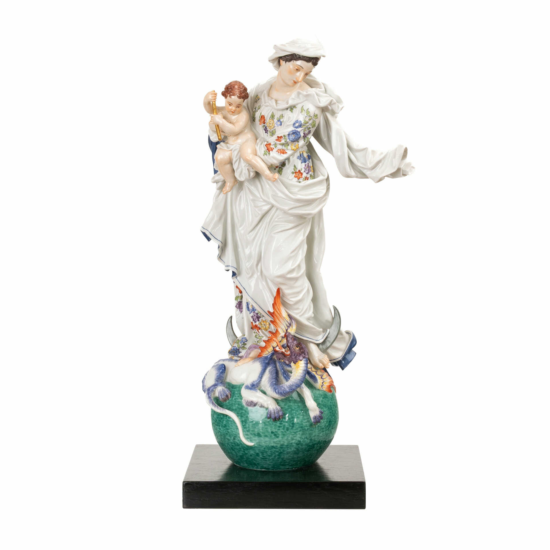 Meissen figure of Maria Immaculata Meissen figure of Maria Immaculata