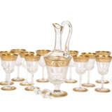 St. Louis set of wine glasses and wine carafe 'Thistle Gold' - photo 2