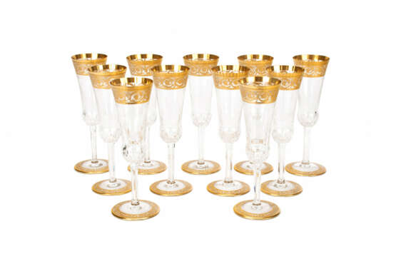 St. Louis Set Champagnerflöten 'Thistle Gold' - Foto 1