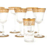 St. Louis set of various glasses 'Thistle Gold' - photo 3