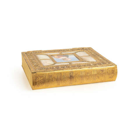 Book case with porcelain painting and mother-of-pearl inlays - photo 2