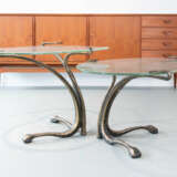 Pair of brutalist coffee tables, in the style of Lothar Klute - photo 2