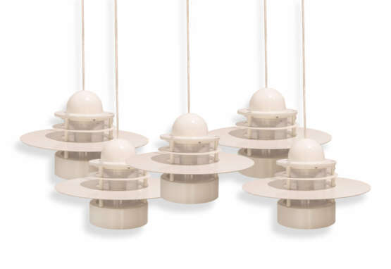 Set Louis Poulsen Deckenlampen 'Orbiter' Typ 16230, Entwurf von Jens Møller-Jensen - Foto 1