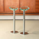 Pair of Fontana Arte standing ashtrays, design by Pierangelo Gallotti & Gigi Radice - photo 1