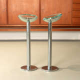Pair of Fontana Arte standing ashtrays, design by Pierangelo Gallotti & Gigi Radice - photo 2
