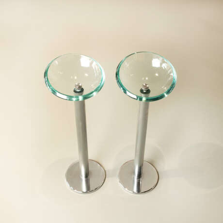 Pair of Fontana Arte standing ashtrays, design by Pierangelo Gallotti & Gigi Radice - photo 3
