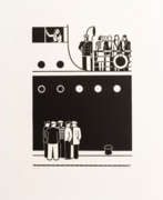 Герд Арнц. Gerd Arntz (1900 Remscheid - 1988 The Hague) (F)