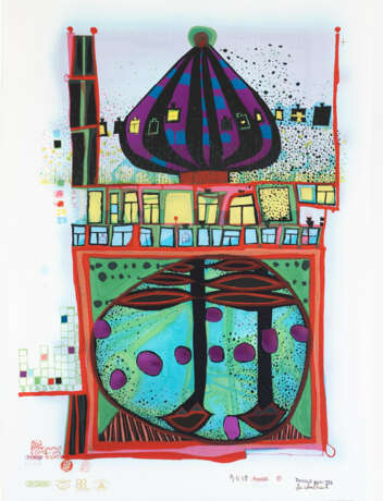 Friedensreich Hundertwasser (1928 Vienna - 2000 Brisbane) (F) - photo 1