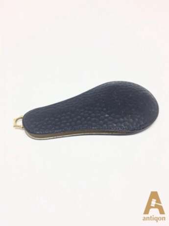 Lorgnette with leather case Gold metal Early 20th century - photo 4