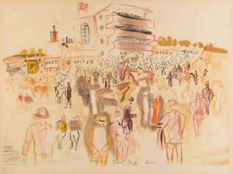 RAOUL DUFY 1877 Le Havre - 1953 Forcalquier. 'EPSOM'