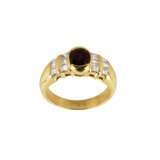 Moraglione gold ring with ruby and diamonds. Diamonds 21th century - photo 1