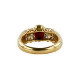 Moraglione gold ring with ruby and diamonds. Diamonds 21th century - photo 5
