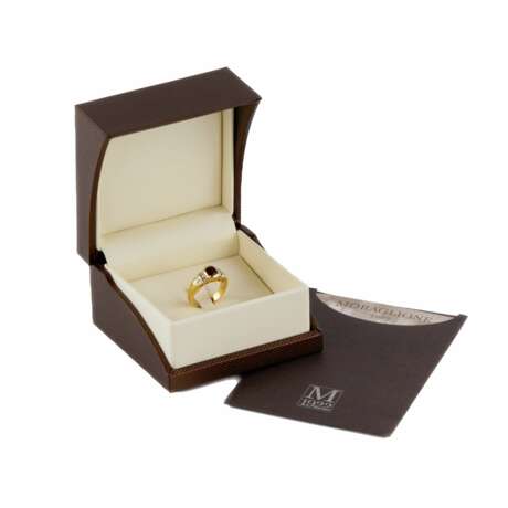 Moraglione gold ring with ruby and diamonds. Diamonds 21th century - photo 9