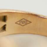 Bague en or avec saphir et diamants. Diamond 20th century - Foto 7
