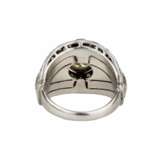 Cocktail ring in platinum with diamonds Art Deco style. 20th century. Platinum 20th century - photo 6