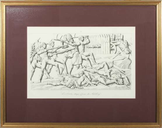 Battle scenes 9 pcs. Mid-19th century - photo 13