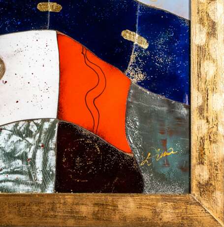 Dark River Enamels on copper 21th century - photo 2
